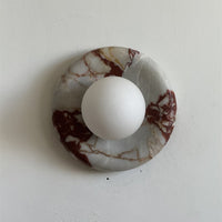 Orli Red Marble Sconce – detail 35