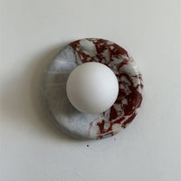 Orli Red Marble Sconce – detail 29
