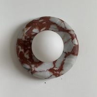 Orli Red Marble Sconce – detail 40