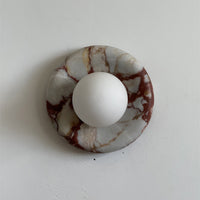 Orli Red Marble Sconce – detail 28
