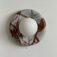 Charger l'image dans la visionneuse de la galerie, Orli Red Marble Sconce
