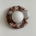 Charger l'image dans la visionneuse de la galerie, Orli Red Marble Sconce
