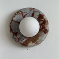 Charger l'image dans la visionneuse de la galerie, Orli Red Marble Sconce
