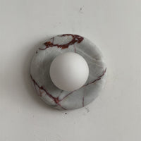 Orli Red Marble Sconce