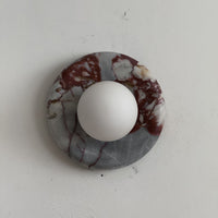 Orli Red Marble Sconce