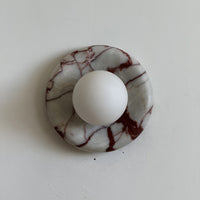 Orli Red Marble Sconce – detail 38