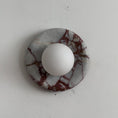 Load image into Gallery viewer, Orli Red Marble Sconce
