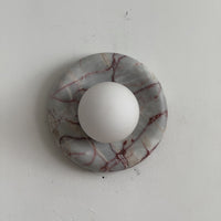 Orli Red Marble Sconce