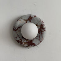 Orli Red Marble Sconce