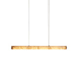 Lustre linéaire Halima en albâtre