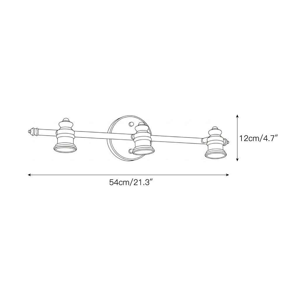 Halophane Brass Wall Lamp