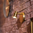 Load image into Gallery viewer, Halophane Brass Wall Lamp
