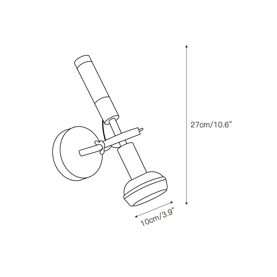 Halva Wall Lamp – detail 3 — Dimension drawings 1