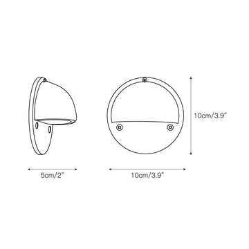 Hardy Wall Lamp – detail 3 — Dimension drawings 1