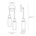 Load image into Gallery viewer, Harlin Alabaster Plug-in Wall Sconce
