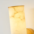 Load image into Gallery viewer, Harlin Vertical Alabaster Sconce
