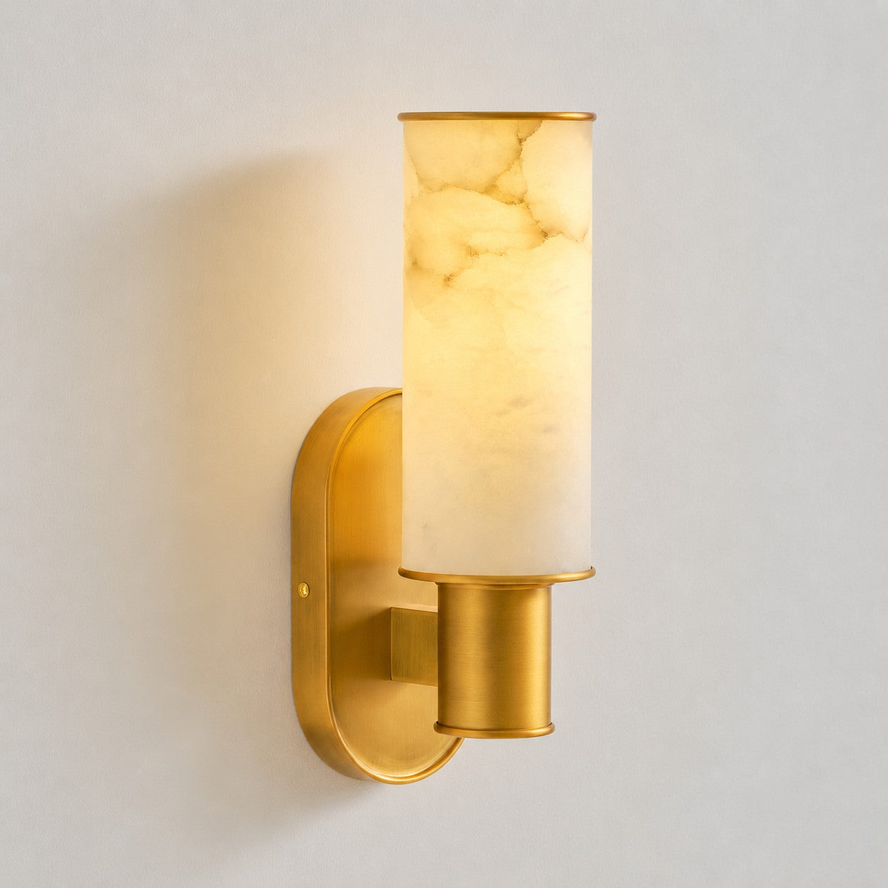 Harlin Vertical Alabaster Sconce