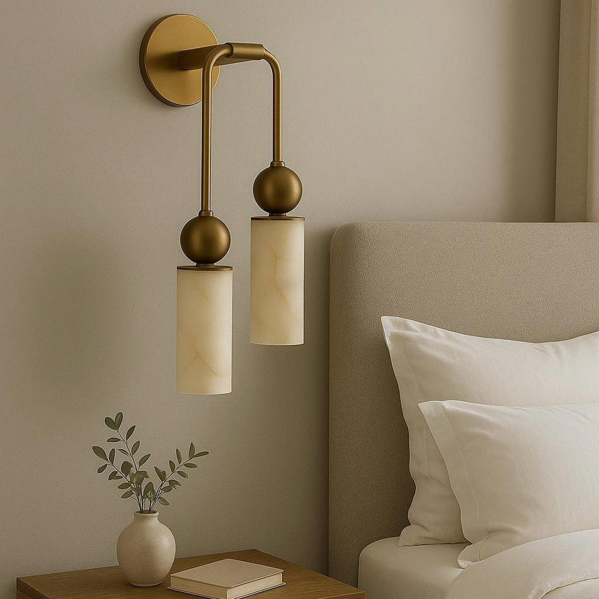Harlin Alabaster Wall Lamp – Radilum