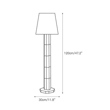 Hawksworth Floor Lamp – detail 3 — Dimension drawings 1
