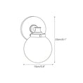 Charger l'image dans la visionneuse de la galerie, Hayes Glass Ball Wall Sconce
