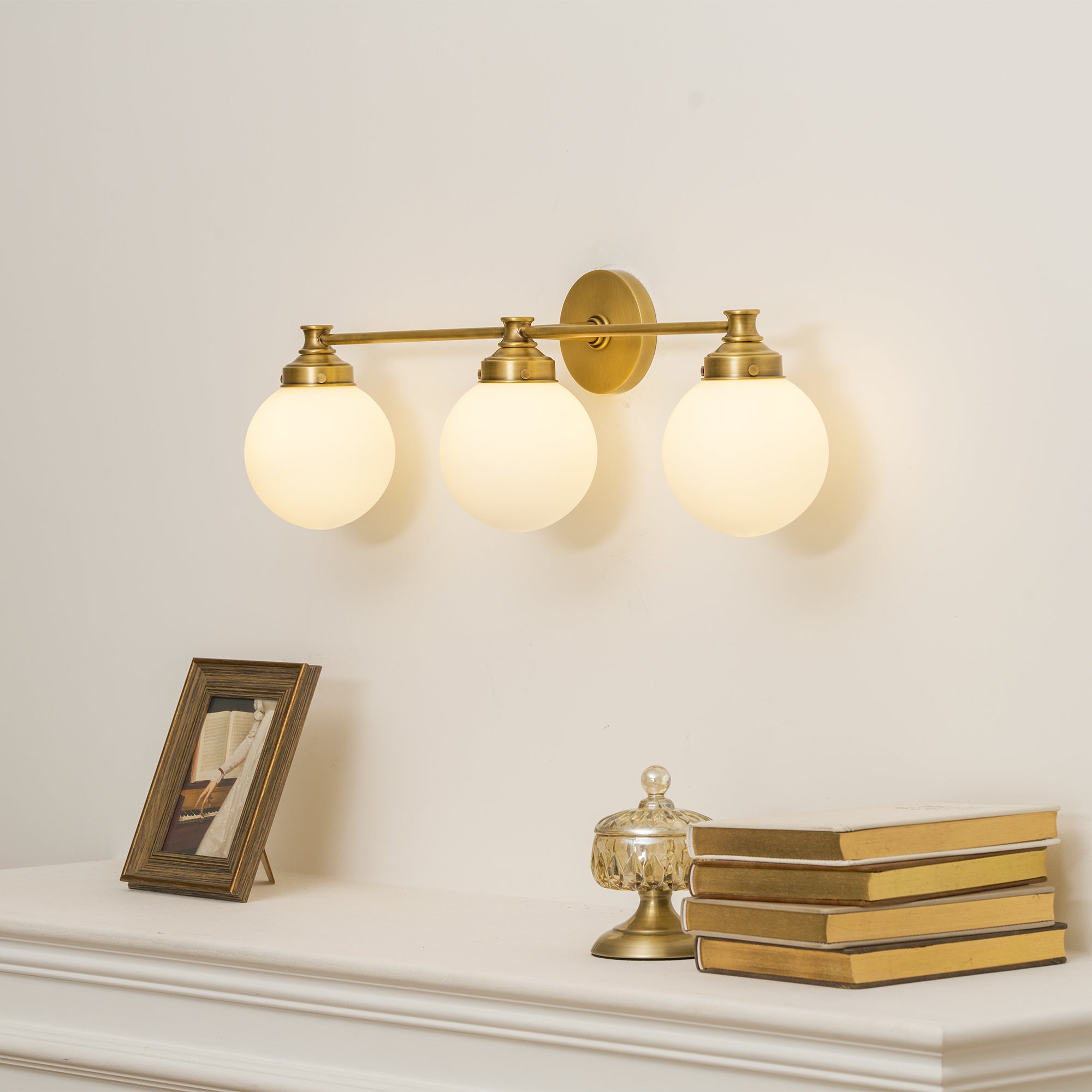 Hayes Glass Ball Wall Sconce