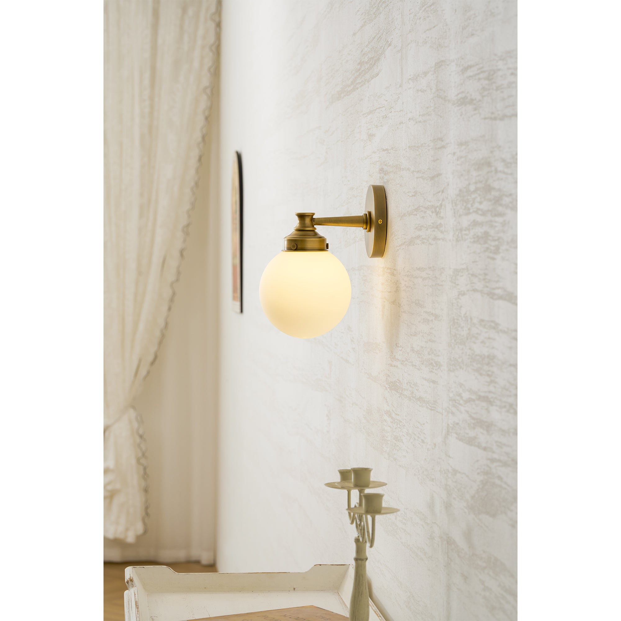 Hayes Glass Ball Wall Sconce