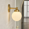 Charger l'image dans la visionneuse de la galerie, Hayes Glass Ball Wall Sconce
