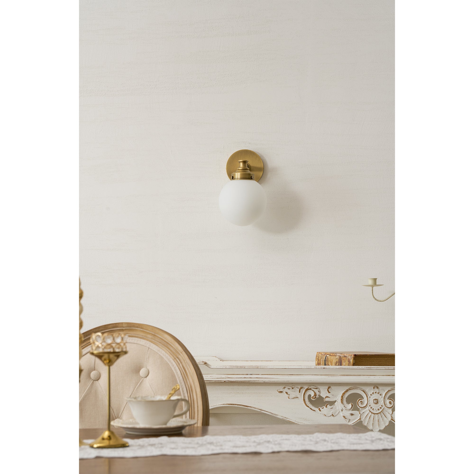 Hayes Glass Ball Wall Sconce