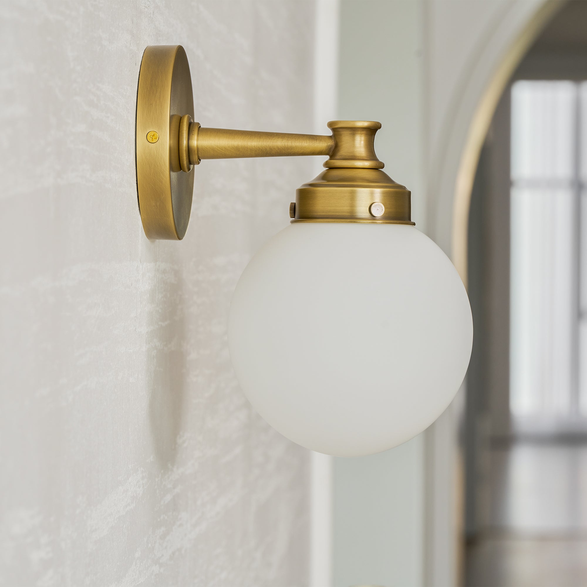 Hayes Glass Ball Wall Sconce