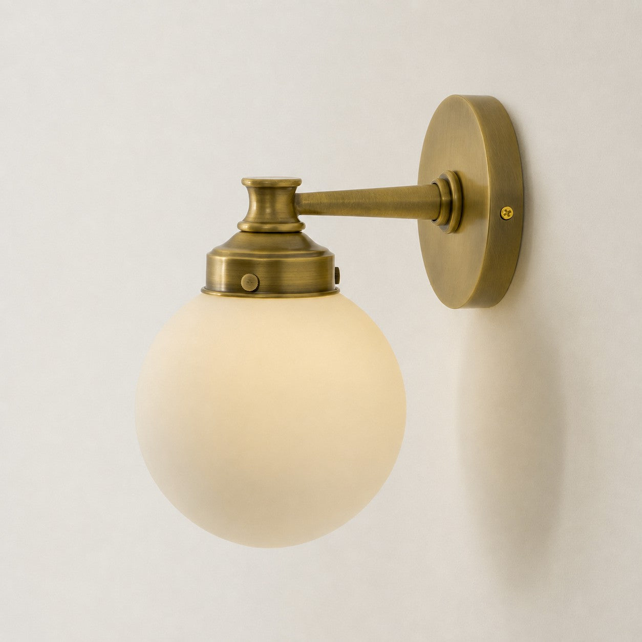 Hayes Glass Ball Wall Sconce