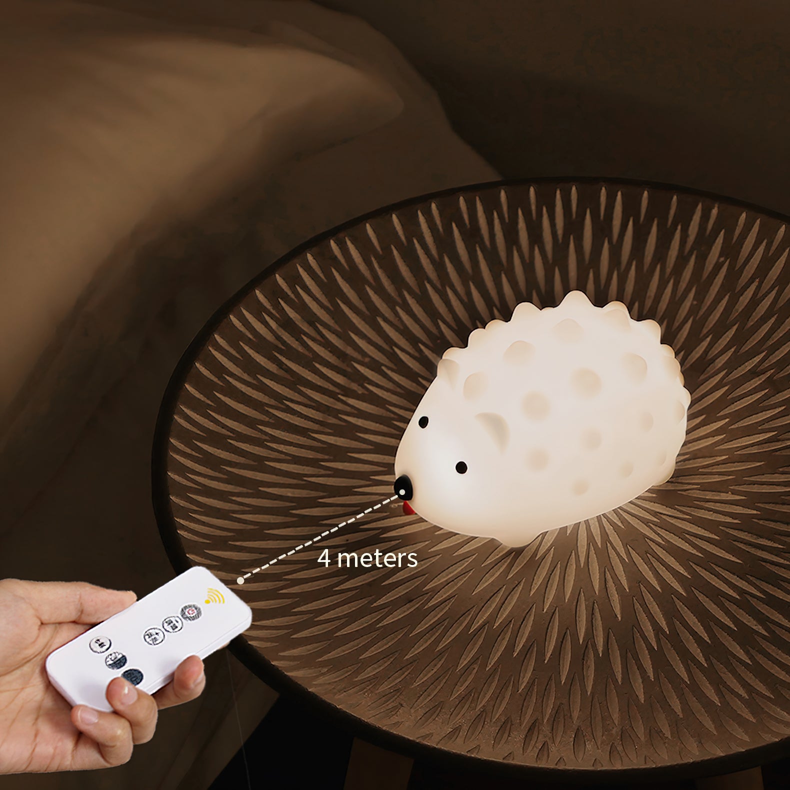 Hedgehog Timing Night Light (built-in battery)