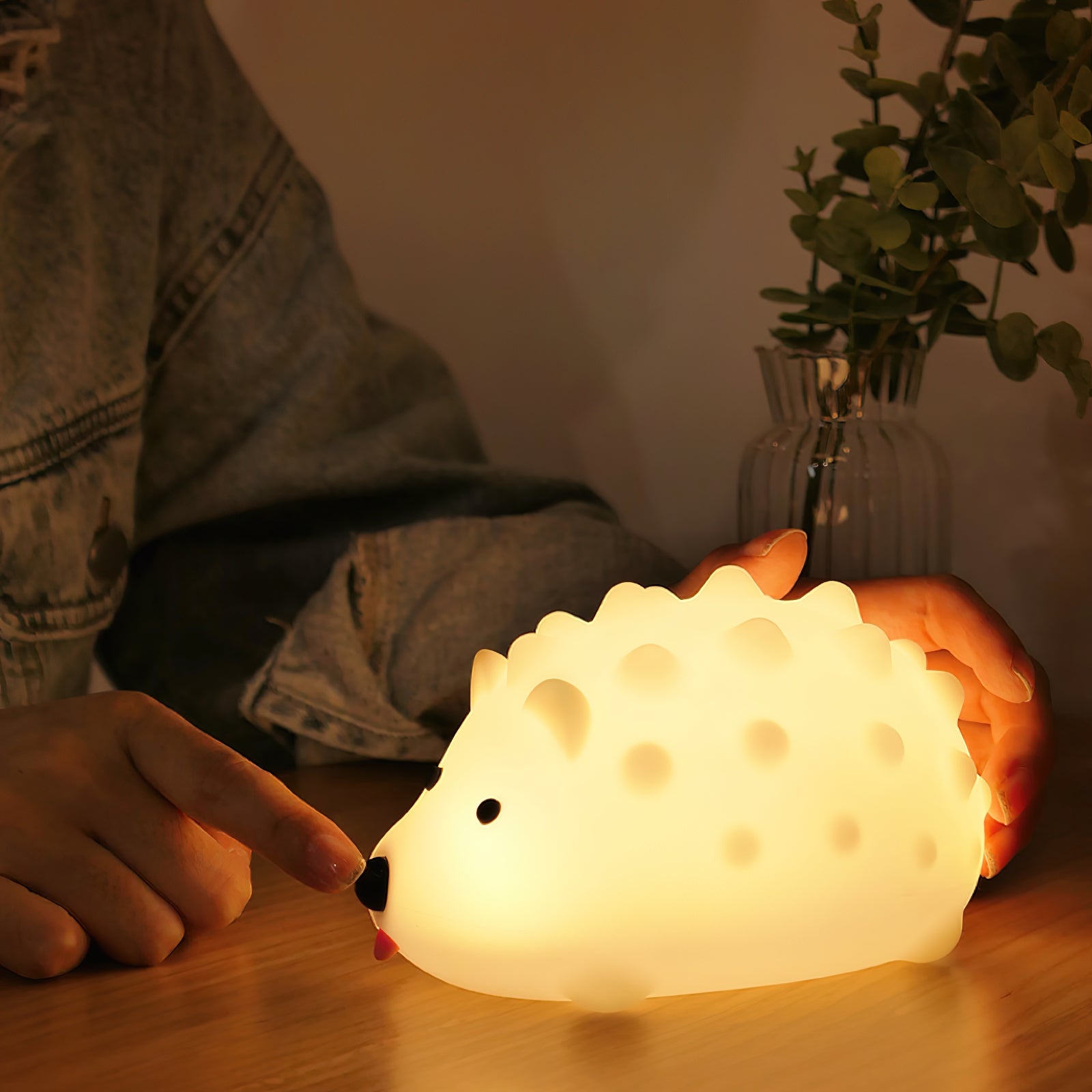 Hedgehog Timing Night Light (built-in battery)