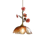 Lampadaire Pendant Heirloom Glass Rose