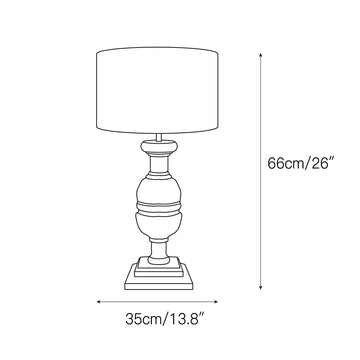 Helena Table Lamp – detail 5 — Dimension drawings 2