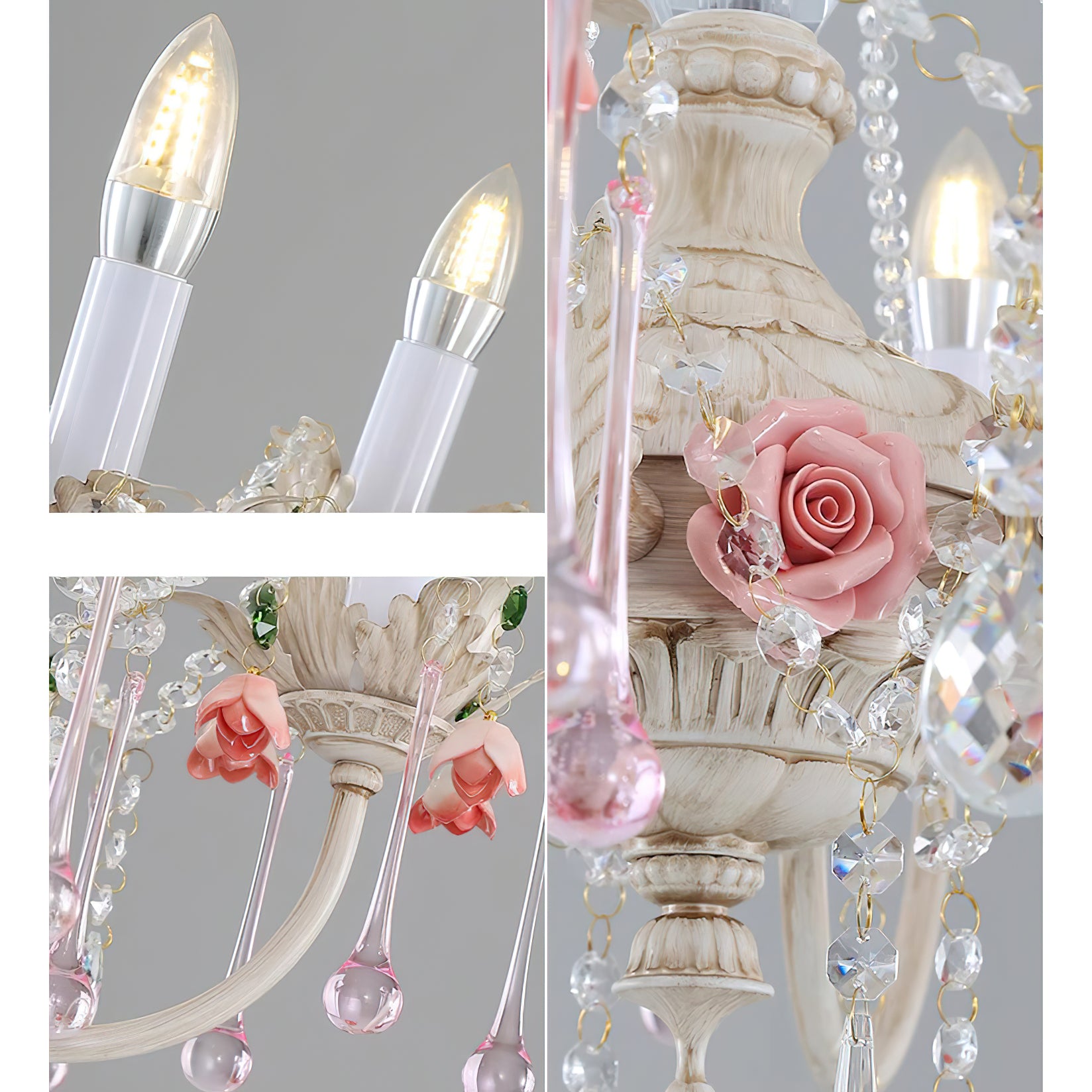 Heritage Rose Chandelier