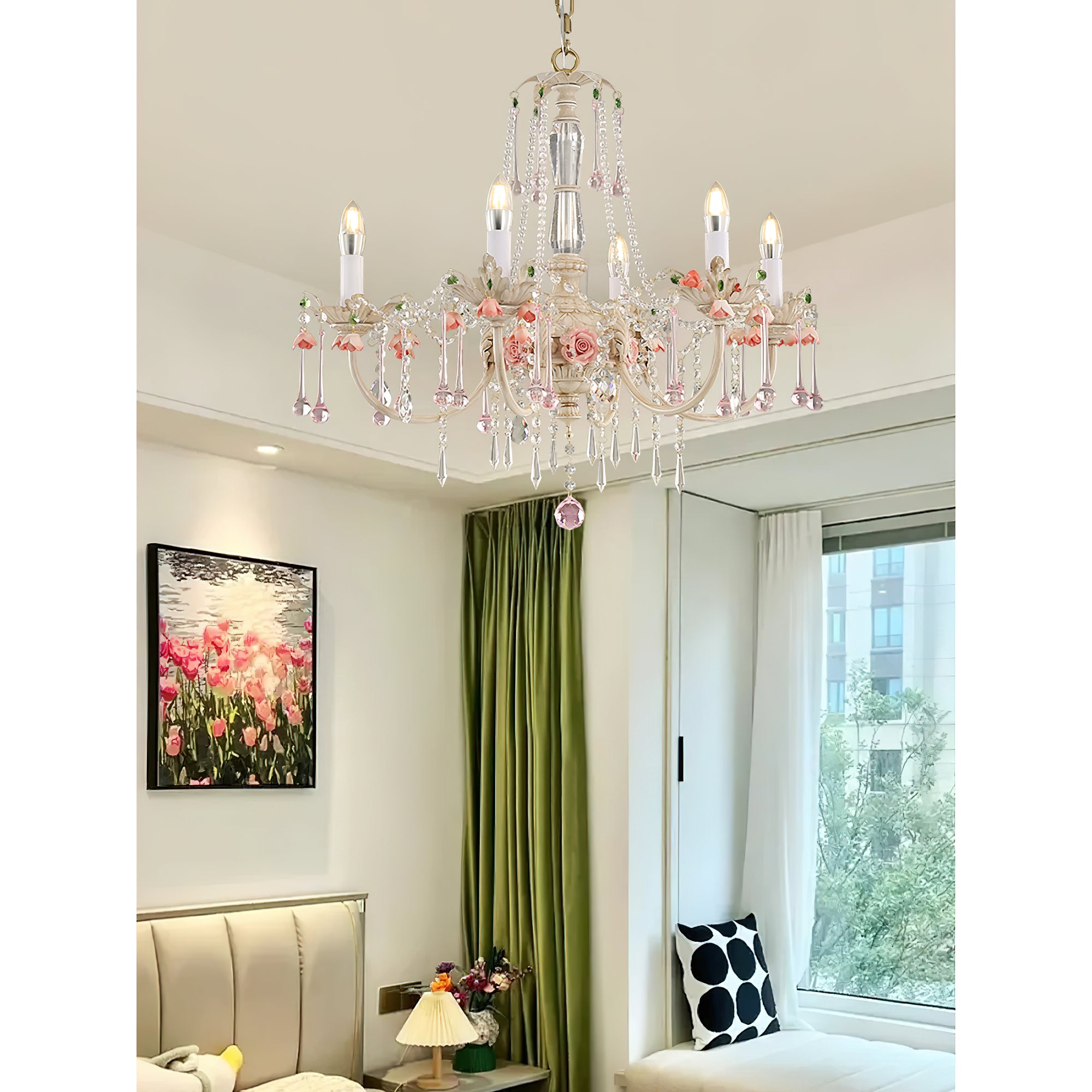 Heritage Rose Chandelier