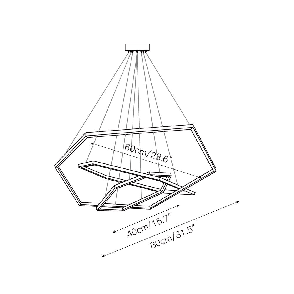 Hexagon Chandelier