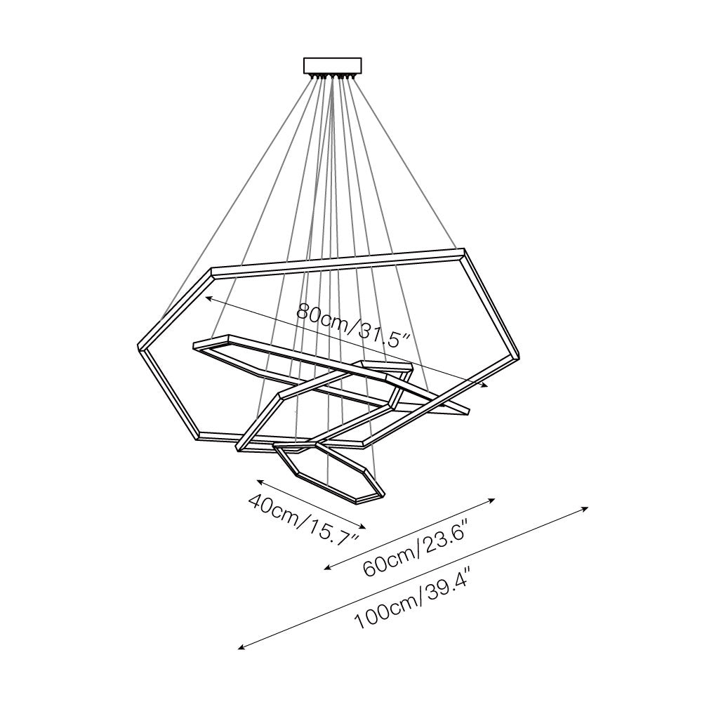 Hexagon Chandelier