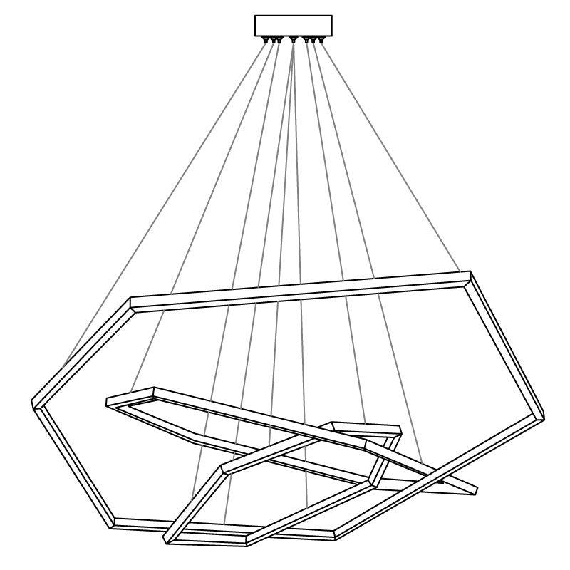 Hexagon Chandelier