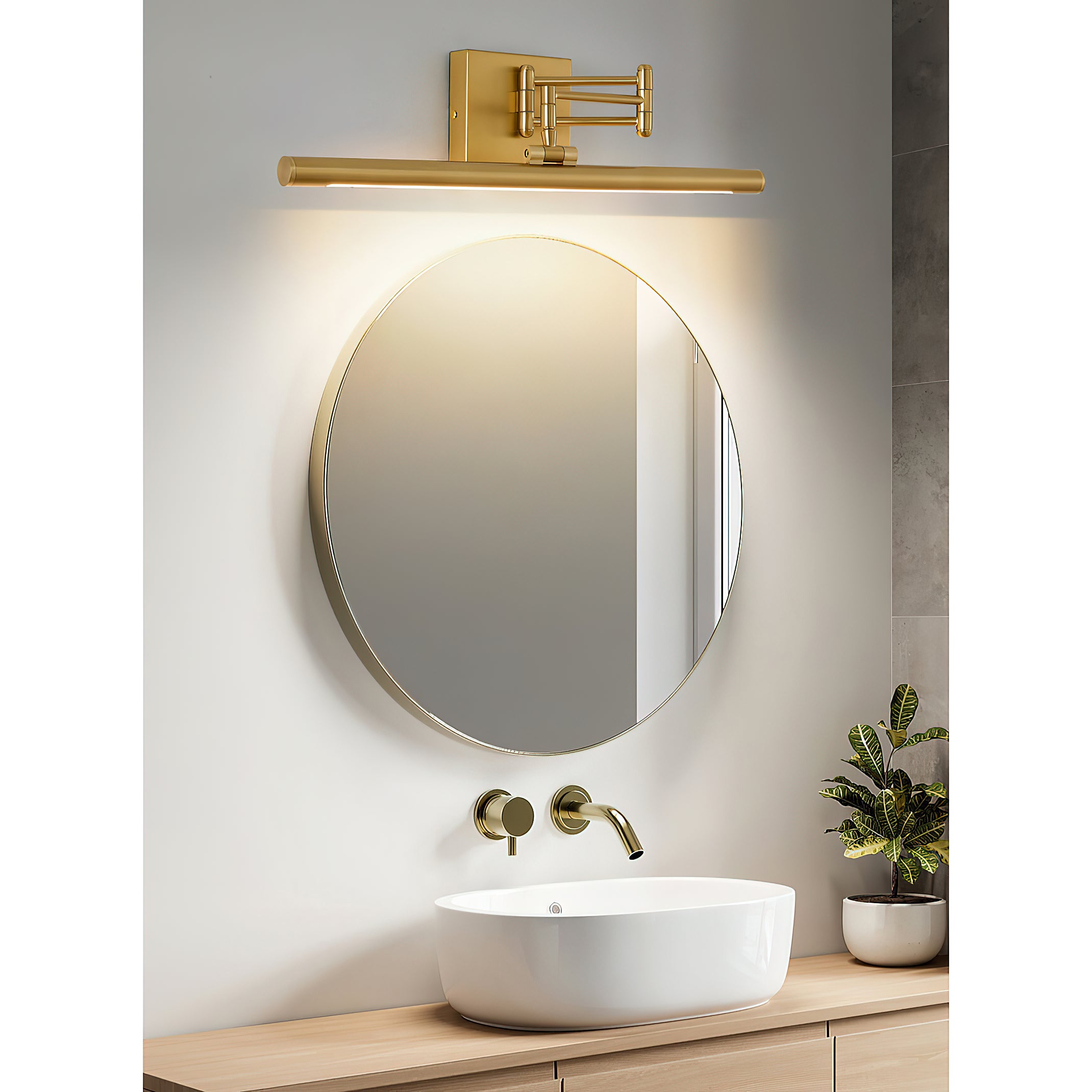 Hinkley Stokes Brass Wall Lamp