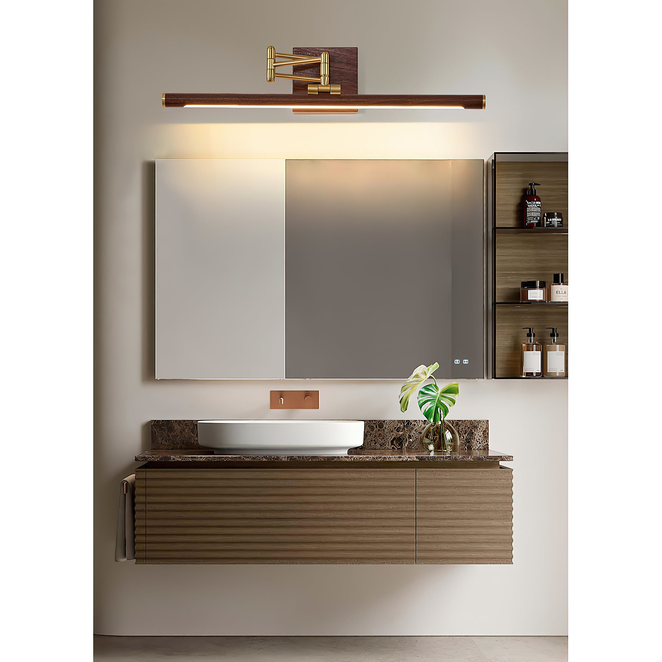 Hinkley Stokes Brass Wall Lamp