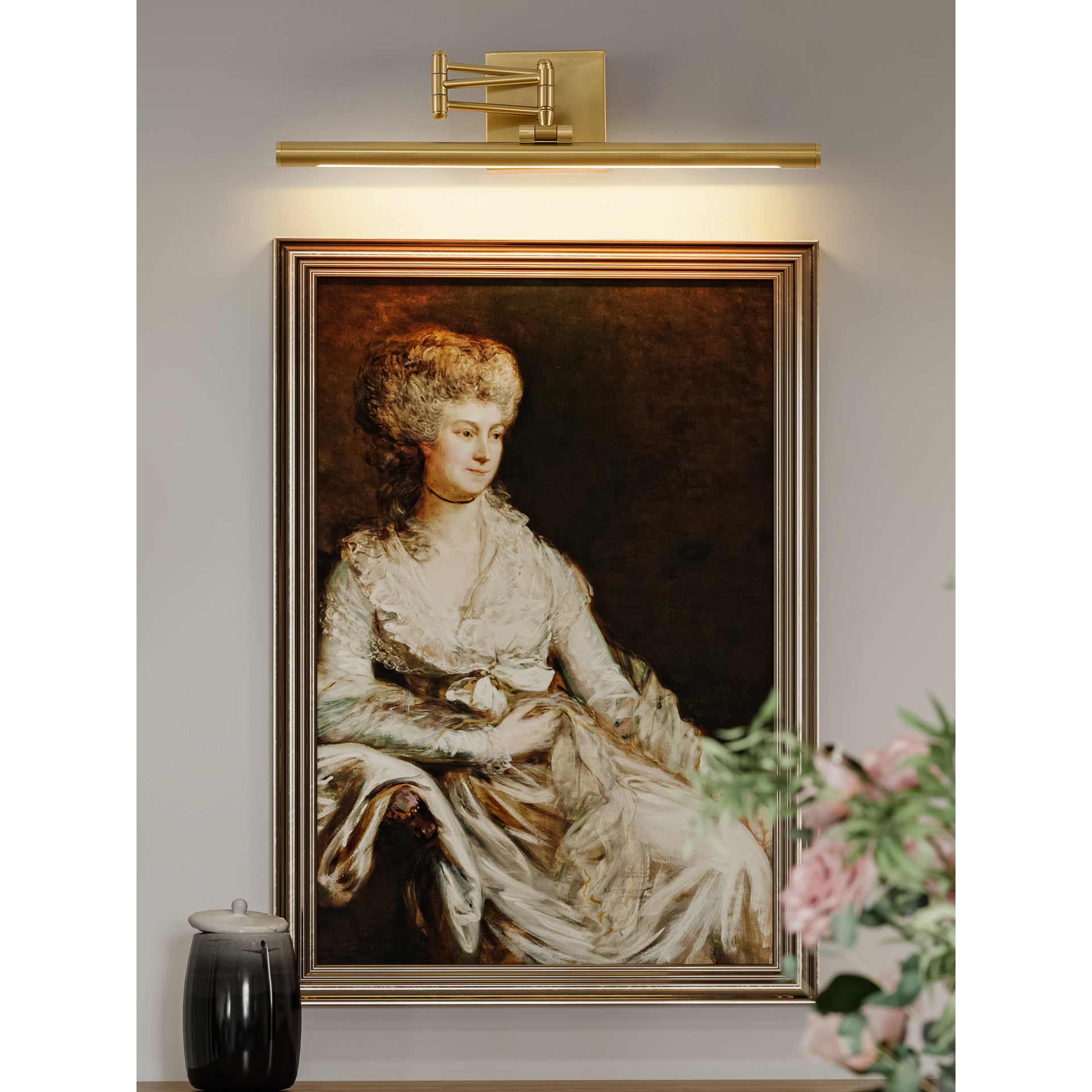 Hinkley Stokes Brass Wall Lamp