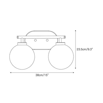 Hollis Alabaster Wall Sconce – detail 3 — Dimension drawings 1