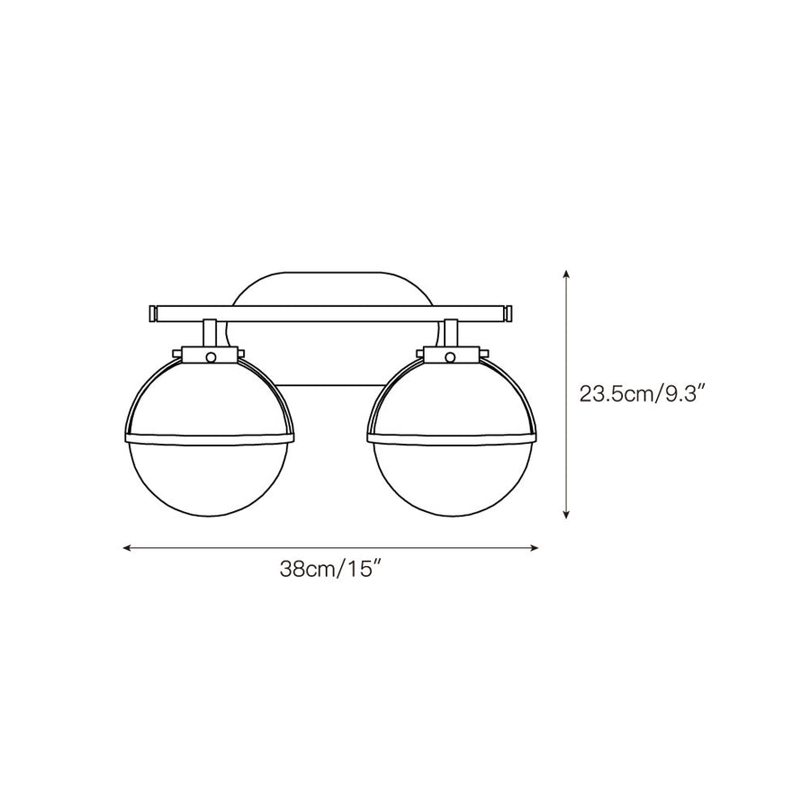 Hollis Wall Lamp – detail 3 — Dimension drawings 1