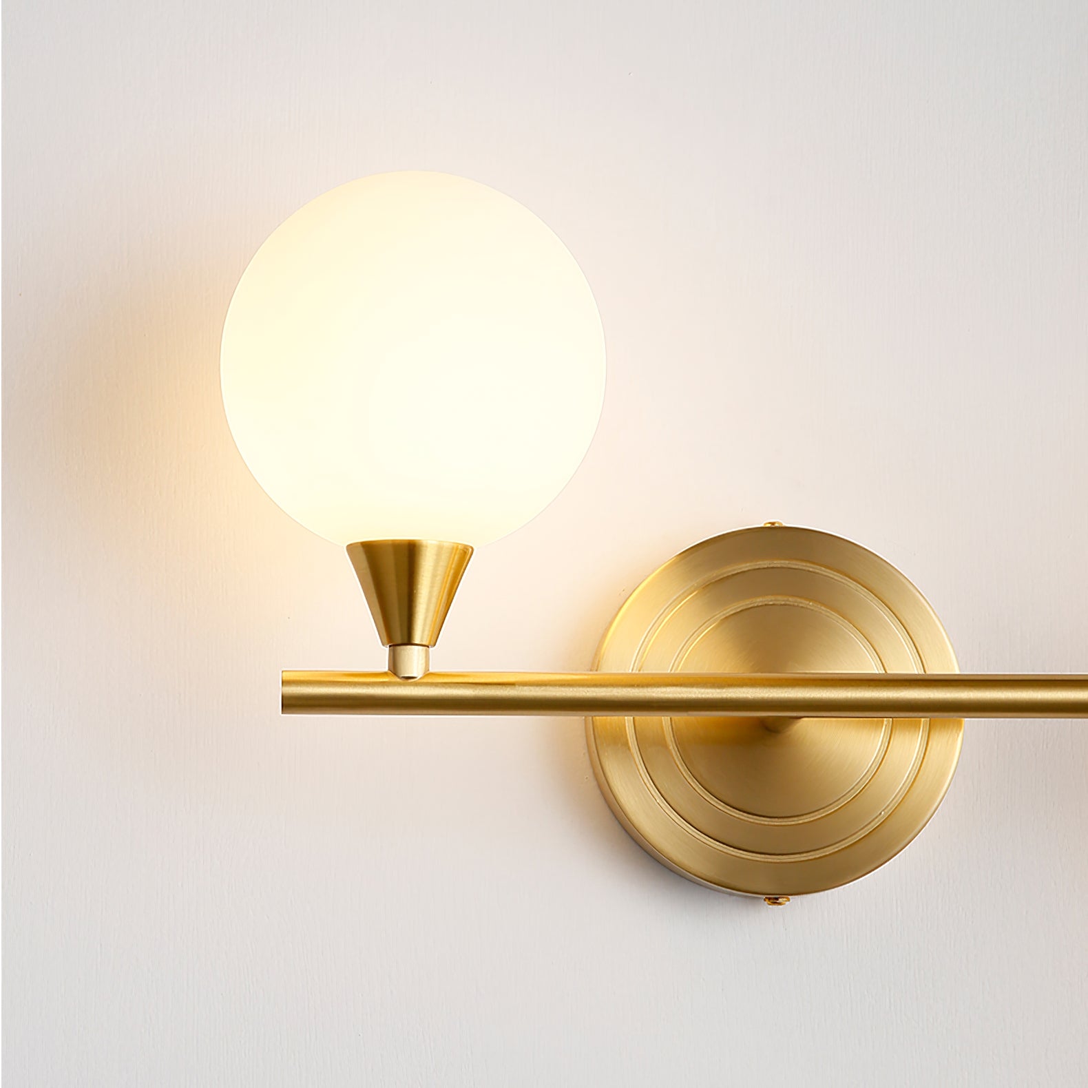 Holten Brass Armed Sconce