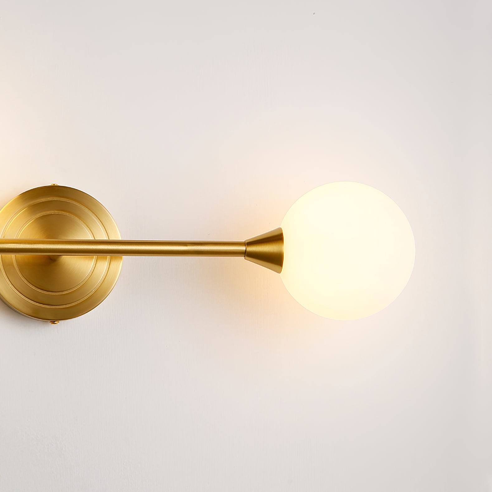 Holten Brass Armed Sconce