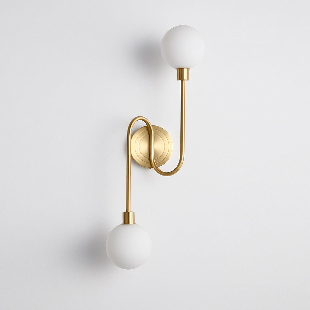 Holten Brass Armed Sconce