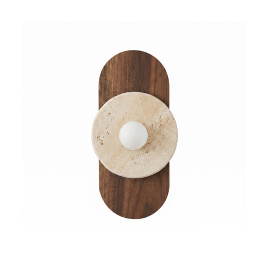 Horizon Travertine Wall Sconce