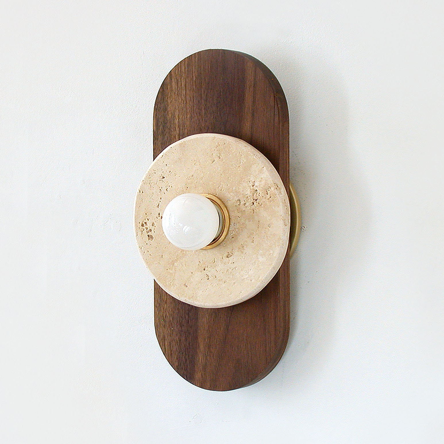 Horizon Travertine Wall Sconce