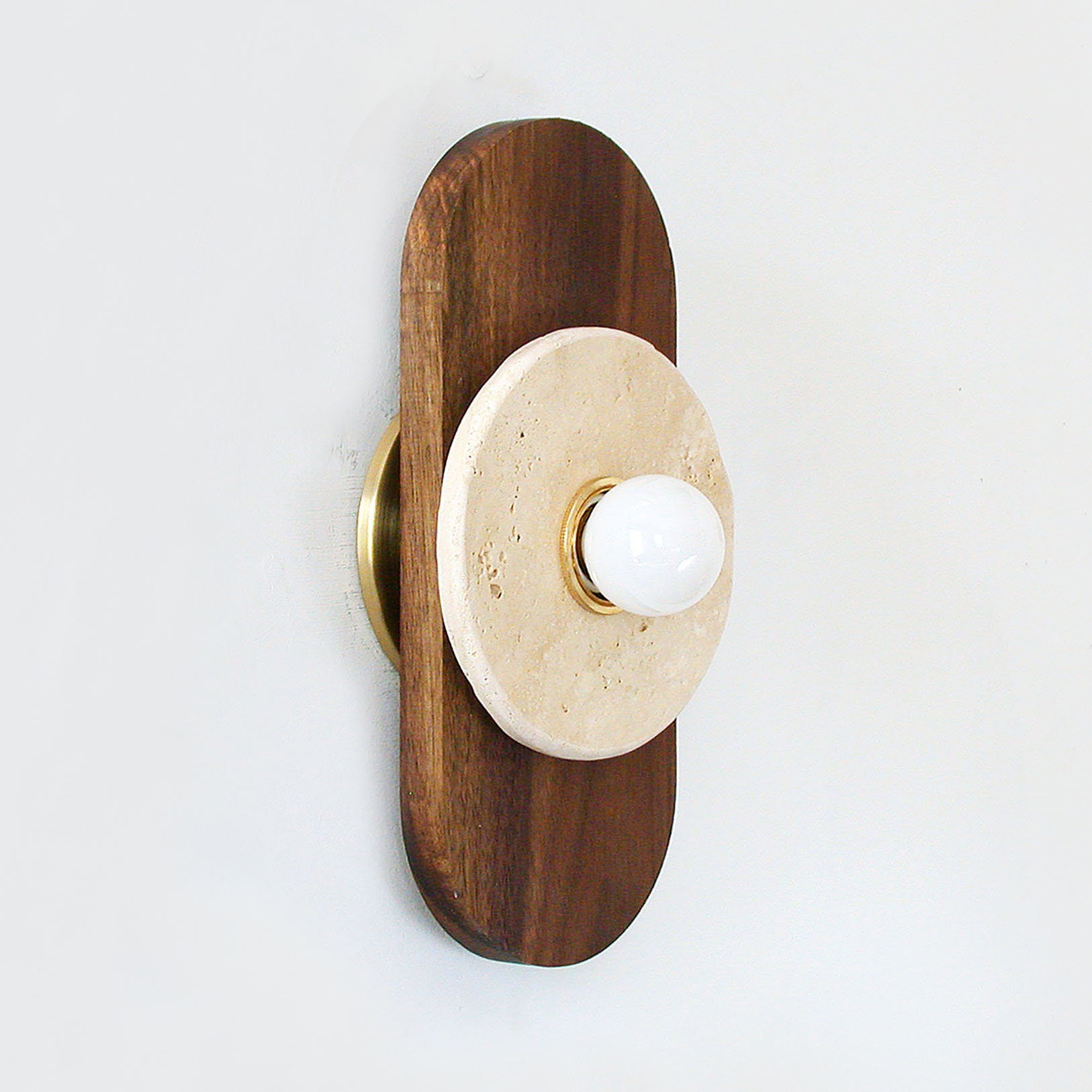 Horizon Travertine Wall Sconce